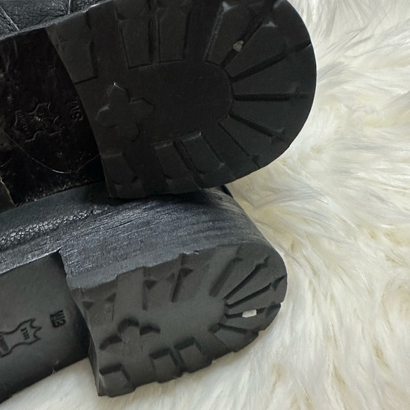 Tory Burch Simone Black Leather Ankle Boot Bootie Shoes Size 8 - Picture 11 of 12